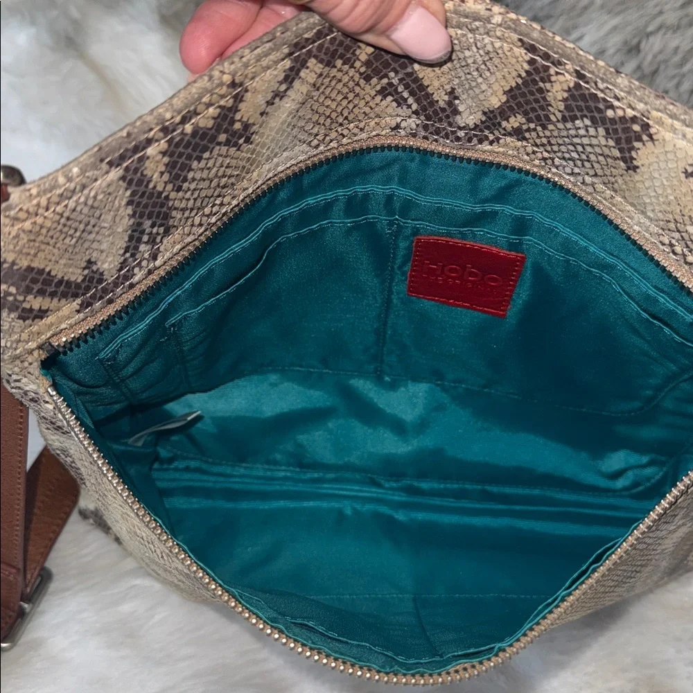 HOBO Snake Print Crossbody Bag - Picture 5 of 8